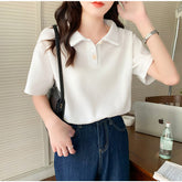 Short Sleeve Turn Down Collar Casual Shirts